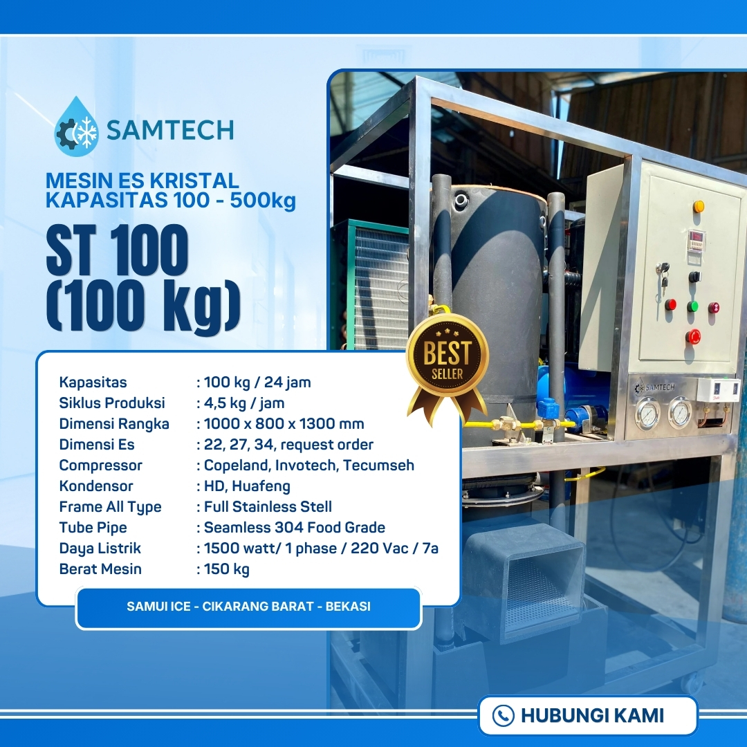 Mesin Es Kristal Terbaik SAMTECH ST 100